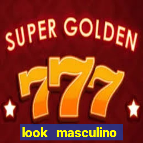 look masculino blazer cinza